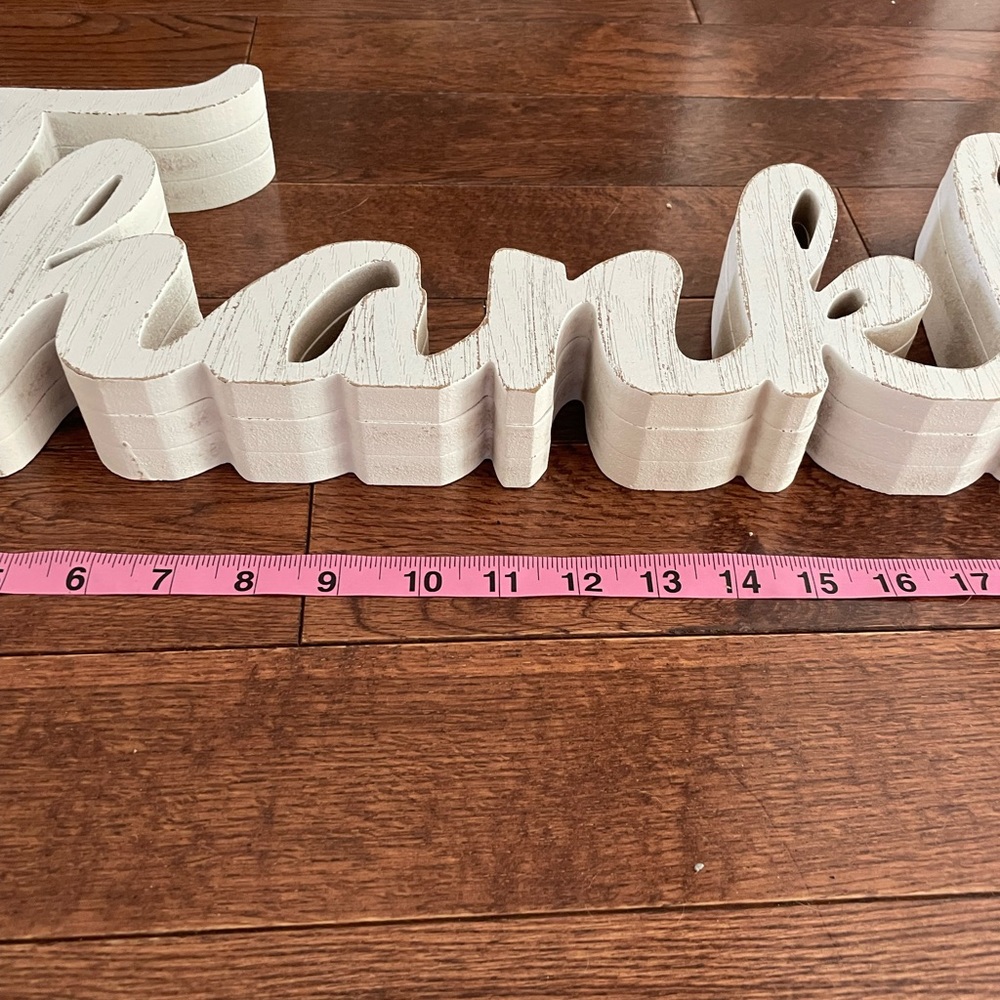 Thankful sign - Picture 2 of 3